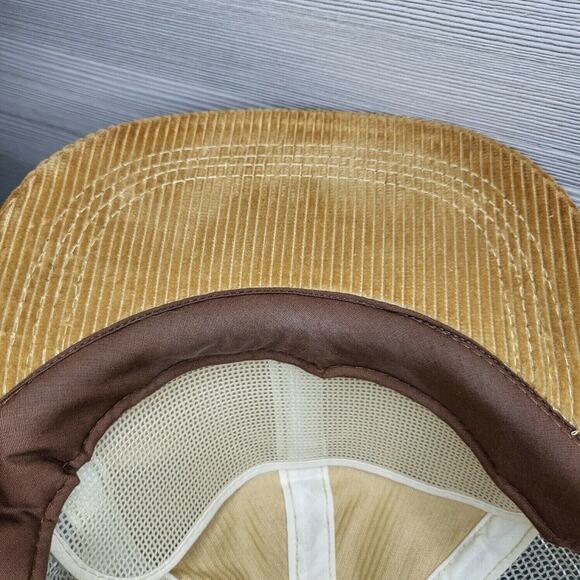 Vtg George Killians Irish Red Beer Corduroy Mesh Snapback Trucker Hat Imperial - Picture 10 of 12